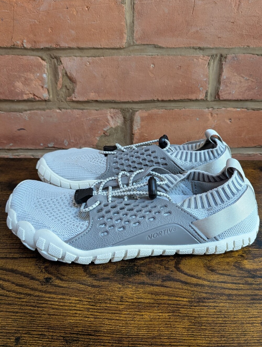 NORTIV Women's Quick Dry Water Shoes In Grey Women's Size 6.5 US